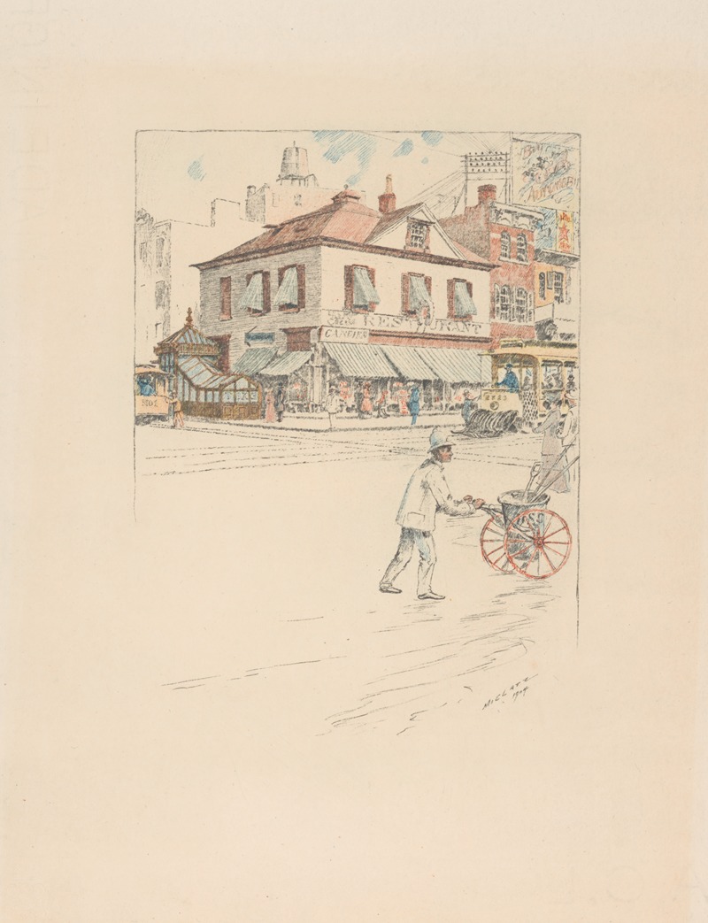 Charles Frederick William Mielatz - Peter Cooper’s house, Fourth Avenue and 28th Street