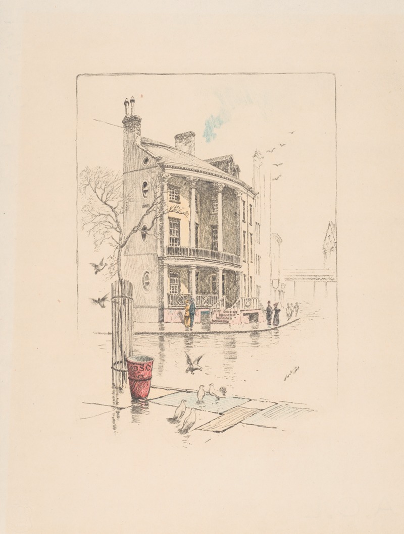 Charles Frederick William Mielatz - Rogers’ house, no. 7 State Street