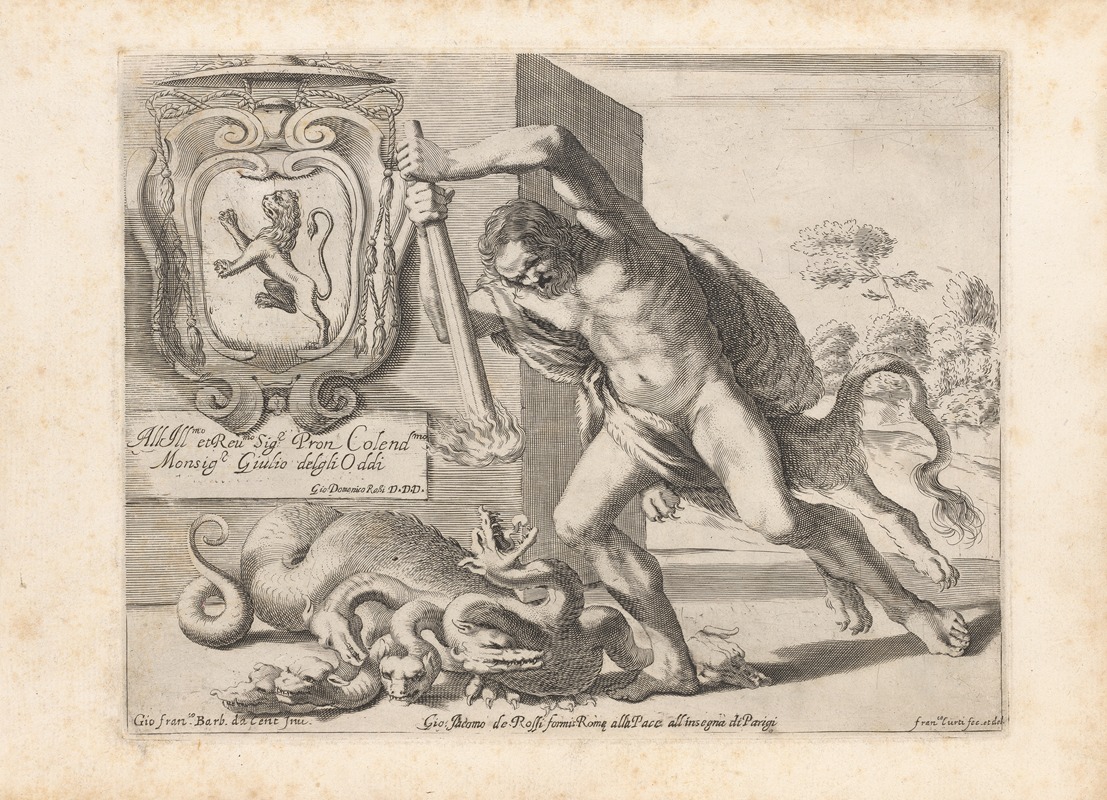 Francesco Curti - Engravings after Guercino’s Libro dei Disegni Pl.01