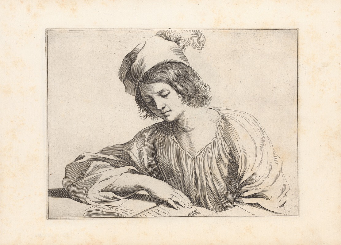 Francesco Curti - Engravings after Guercino’s Libro dei Disegni Pl.13