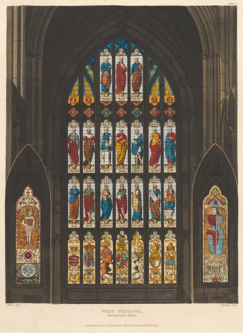 J. R. Hamble - West Windows, Westminster Abbey