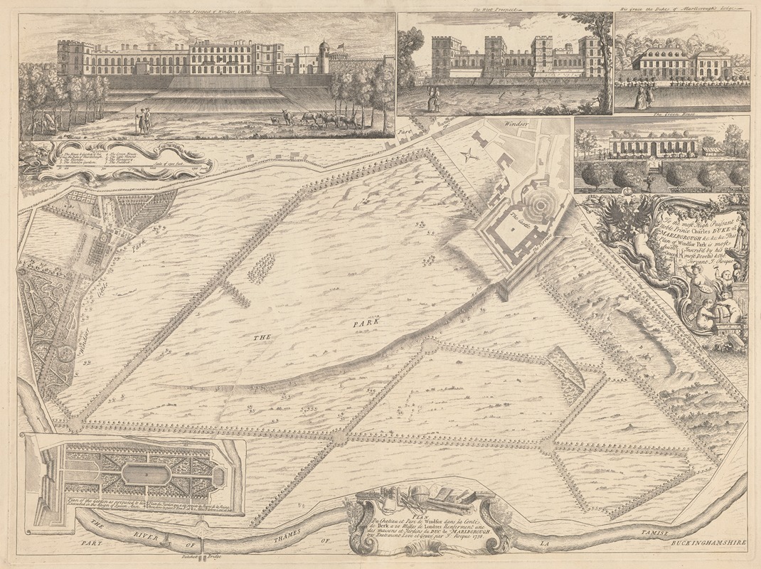 John Rocque - Plan of Windsor Park