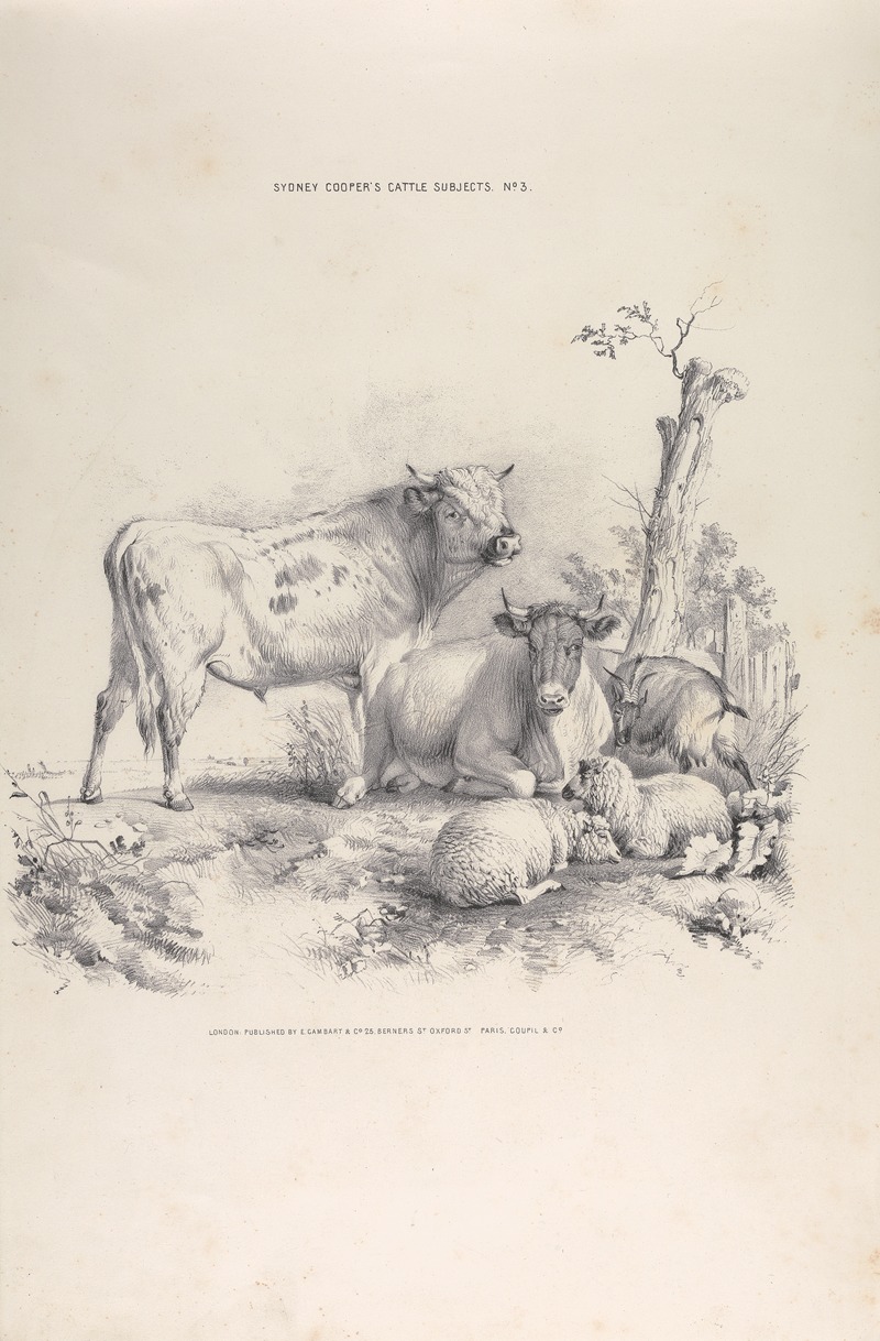 Thomas Sidney Cooper - Thomas Sydney Cooper’s cattle subjects Pl.03