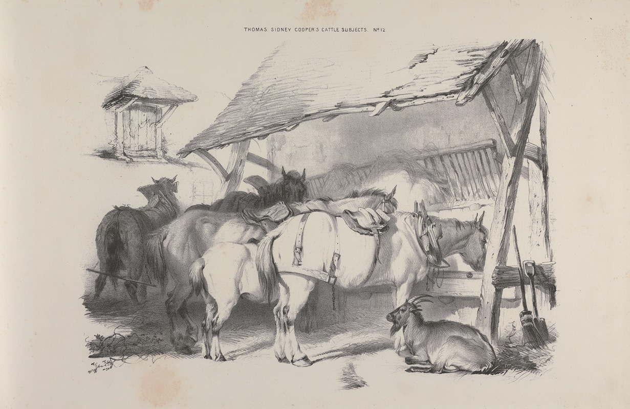 Thomas Sidney Cooper - Thomas Sydney Cooper’s cattle subjects Pl.12