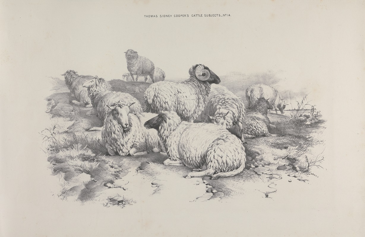 Thomas Sidney Cooper - Thomas Sydney Cooper’s cattle subjects Pl.14