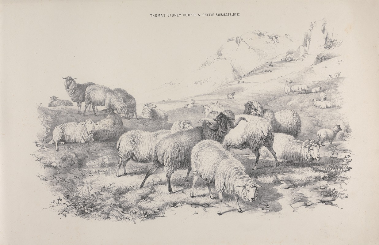 Thomas Sidney Cooper - Thomas Sydney Cooper’s cattle subjects Pl.17