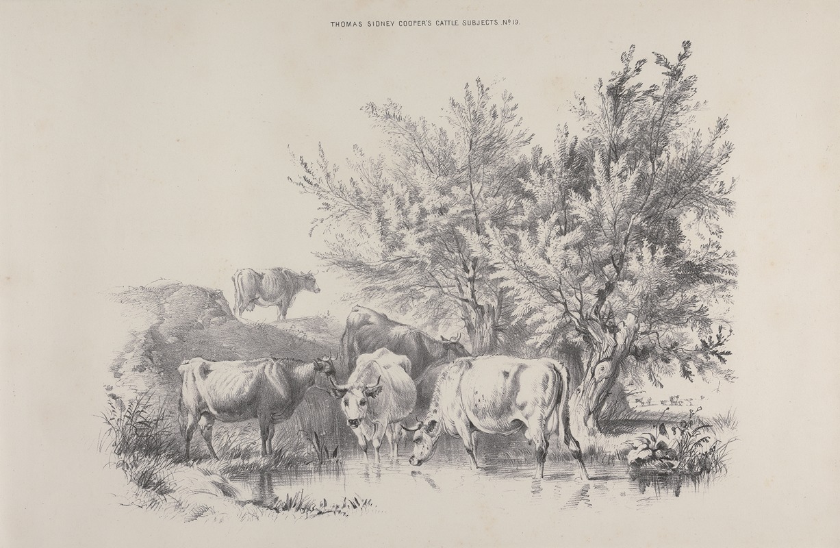 Thomas Sidney Cooper - Thomas Sydney Cooper’s cattle subjects Pl.19