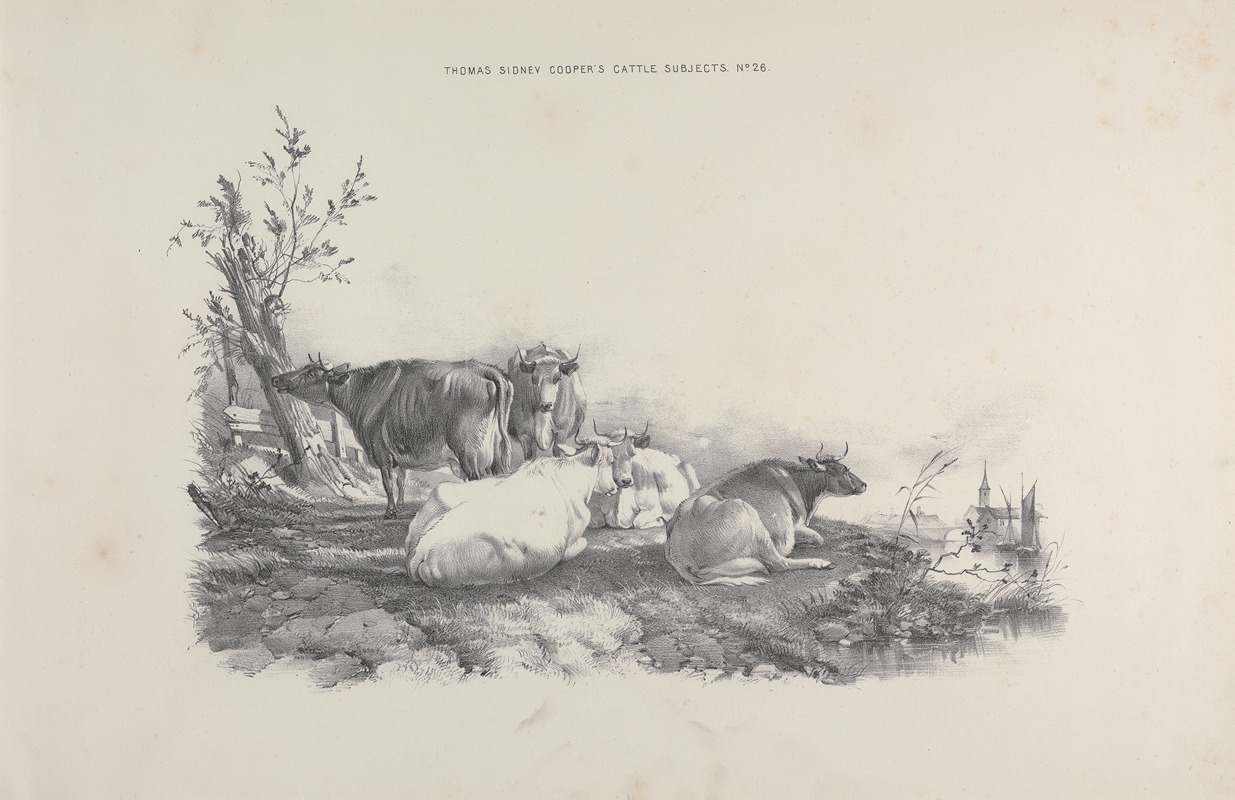 Thomas Sidney Cooper - Thomas Sydney Cooper’s cattle subjects Pl.26