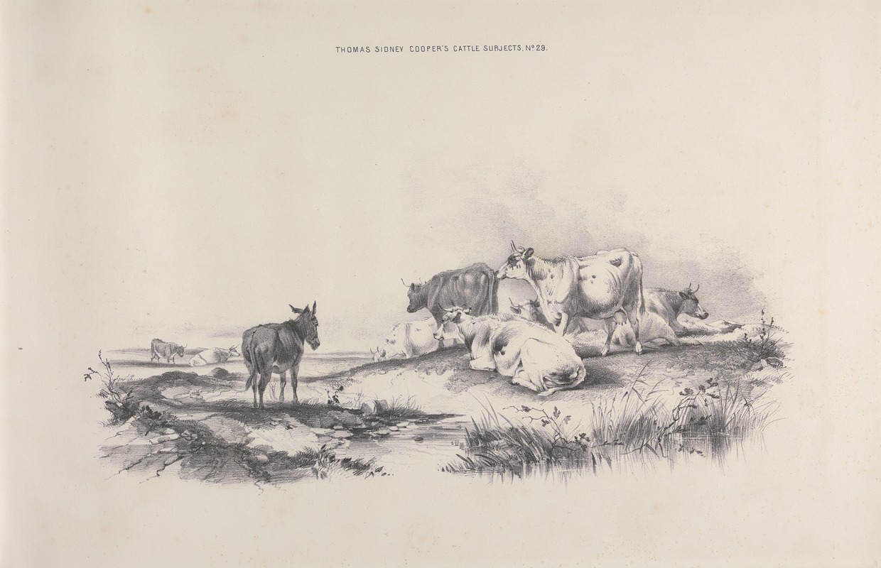 Thomas Sidney Cooper - Thomas Sydney Cooper’s cattle subjects Pl.29