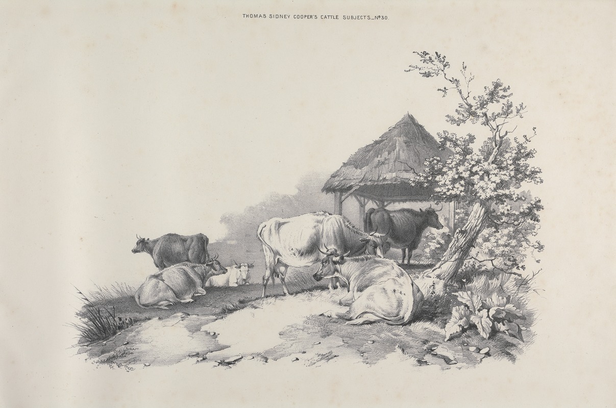Thomas Sidney Cooper - Thomas Sydney Cooper’s cattle subjects Pl.30