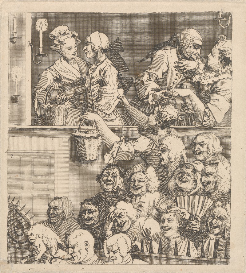 William Hogarth - The Laughing Audience