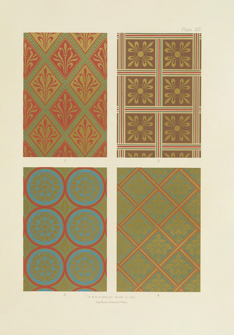 George Ashdown Audsley - Polychromatic decoration as applied to buildings in the mediæval styles Pl.13