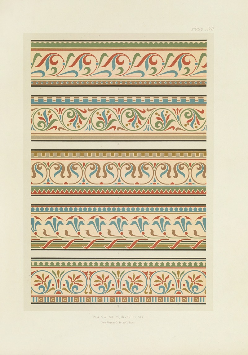 George Ashdown Audsley - Polychromatic decoration as applied to buildings in the mediæval styles Pl.17