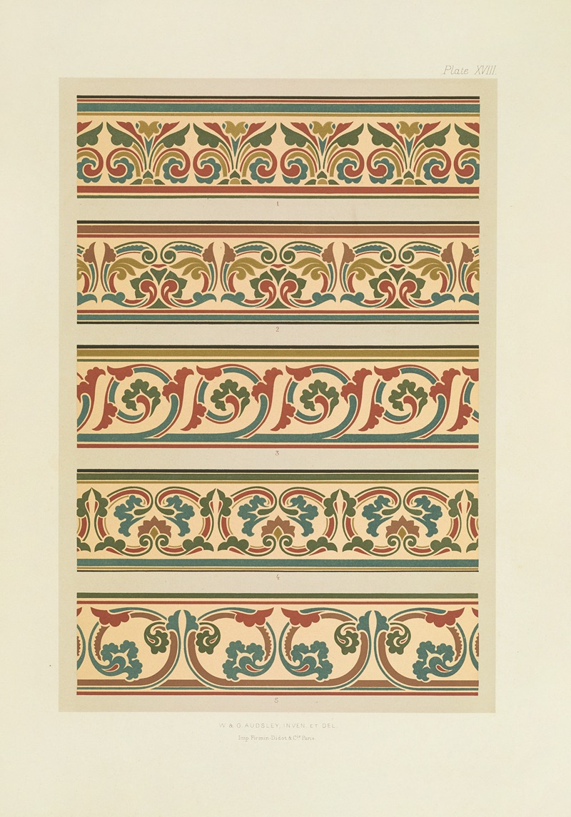 George Ashdown Audsley - Polychromatic decoration as applied to buildings in the mediæval styles Pl.18