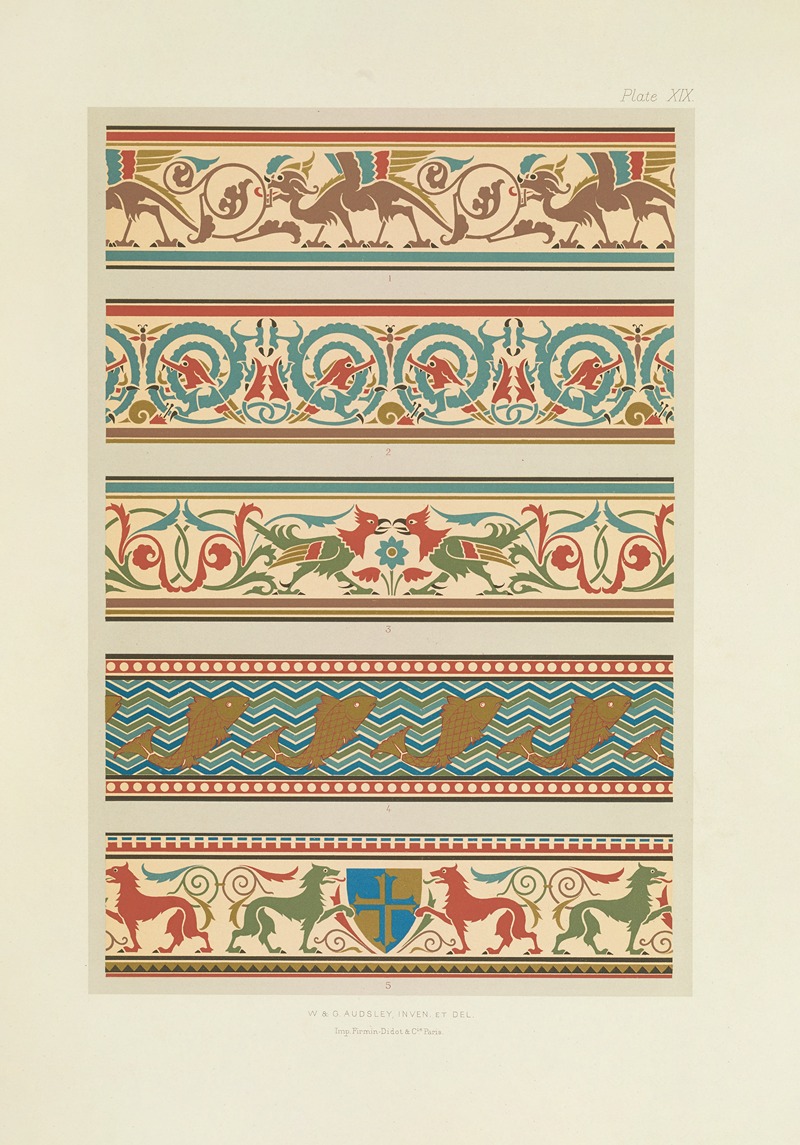 George Ashdown Audsley - Polychromatic decoration as applied to buildings in the mediæval styles Pl.19