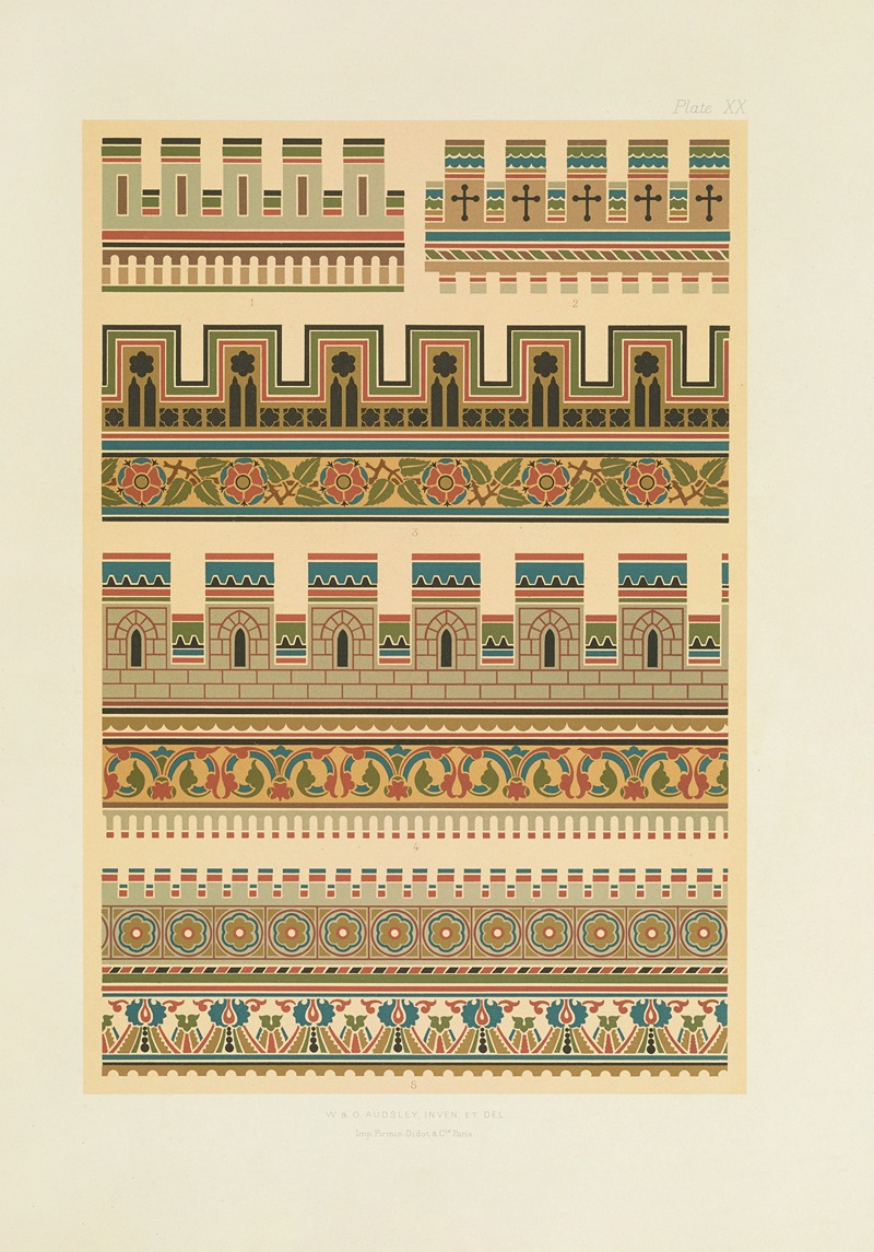 George Ashdown Audsley - Polychromatic decoration as applied to buildings in the mediæval styles Pl.20