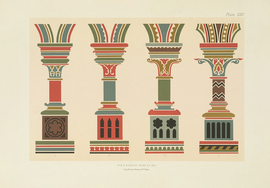 George Ashdown Audsley - Polychromatic decoration as applied to buildings in the mediæval styles Pl.24