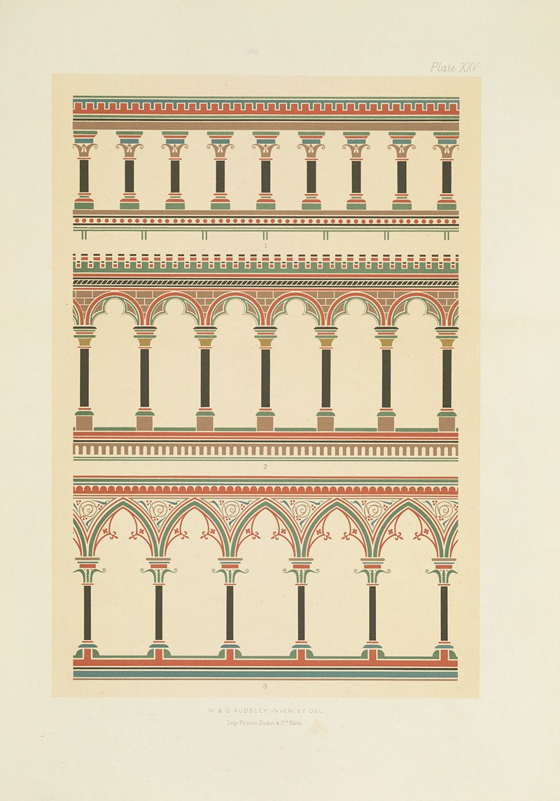 George Ashdown Audsley - Polychromatic decoration as applied to buildings in the mediæval styles Pl.25