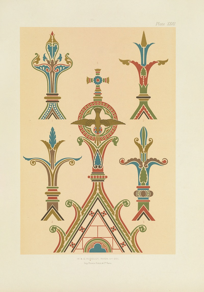 George Ashdown Audsley - Polychromatic decoration as applied to buildings in the mediæval styles Pl.27