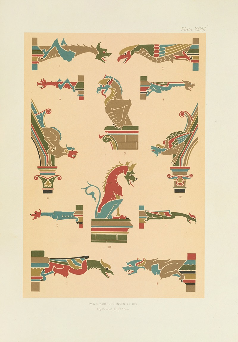 George Ashdown Audsley - Polychromatic decoration as applied to buildings in the mediæval styles Pl.28