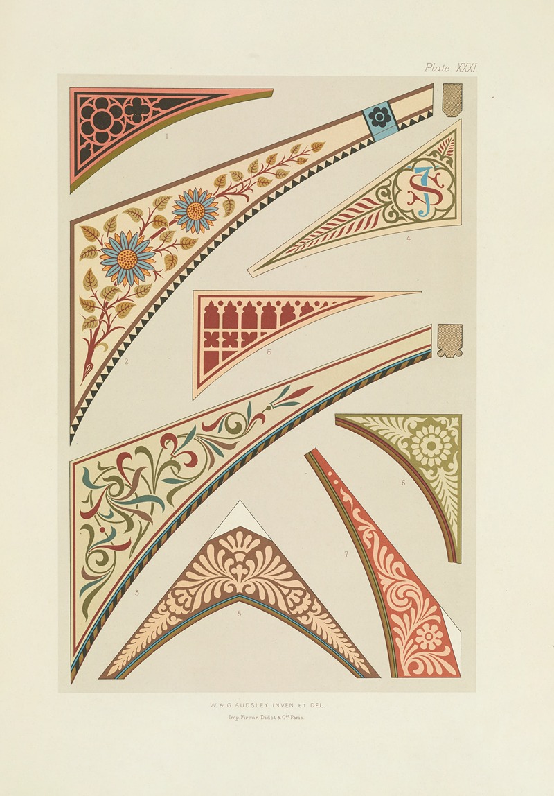George Ashdown Audsley - Polychromatic decoration as applied to buildings in the mediæval styles Pl.31