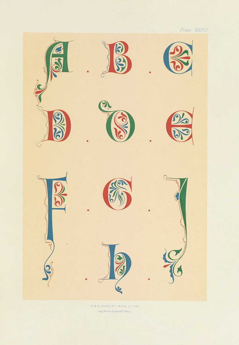 George Ashdown Audsley - Polychromatic decoration as applied to buildings in the mediæval styles Pl.33