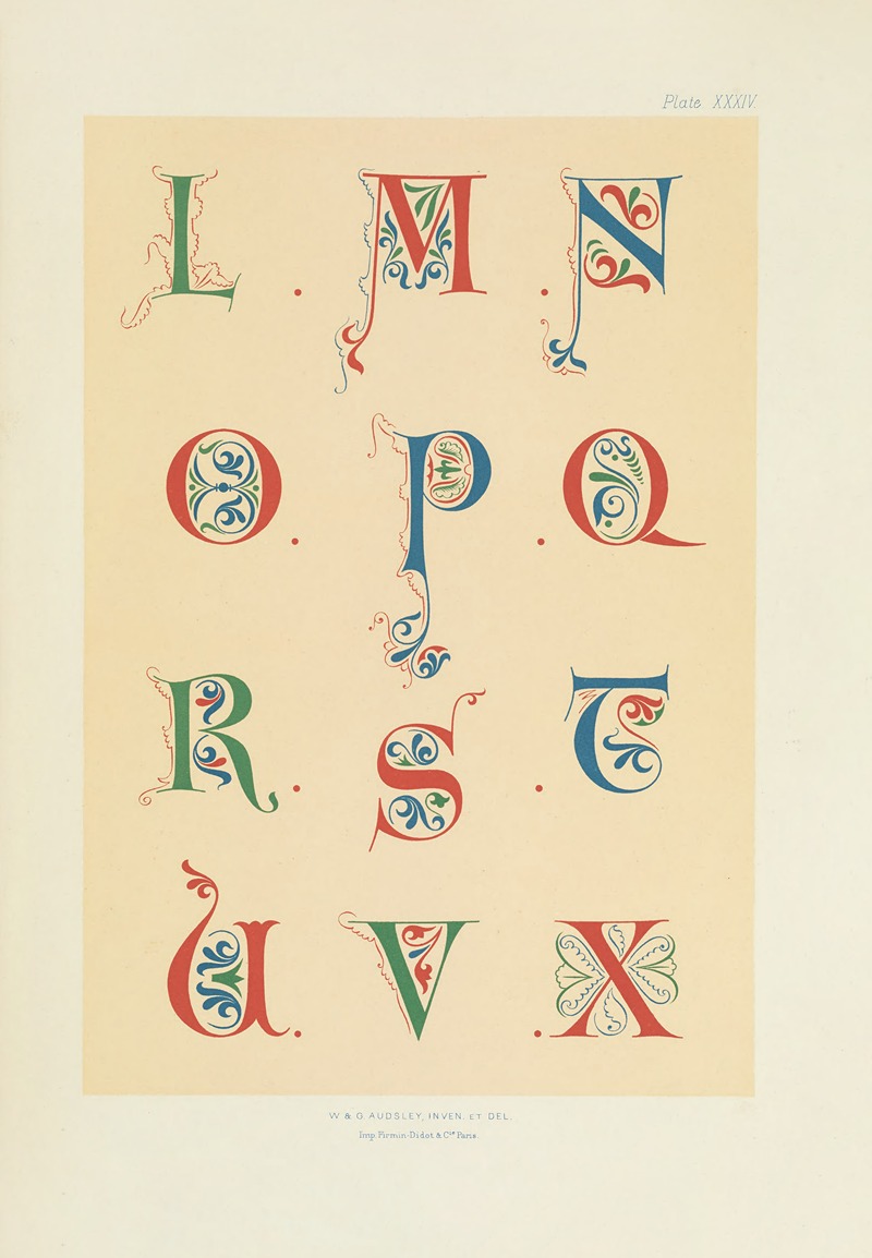 George Ashdown Audsley - Polychromatic decoration as applied to buildings in the mediæval styles Pl.34