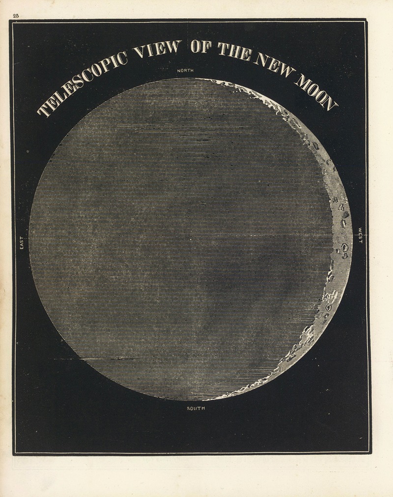 Asa Smith - Telescopic view of the new Moon