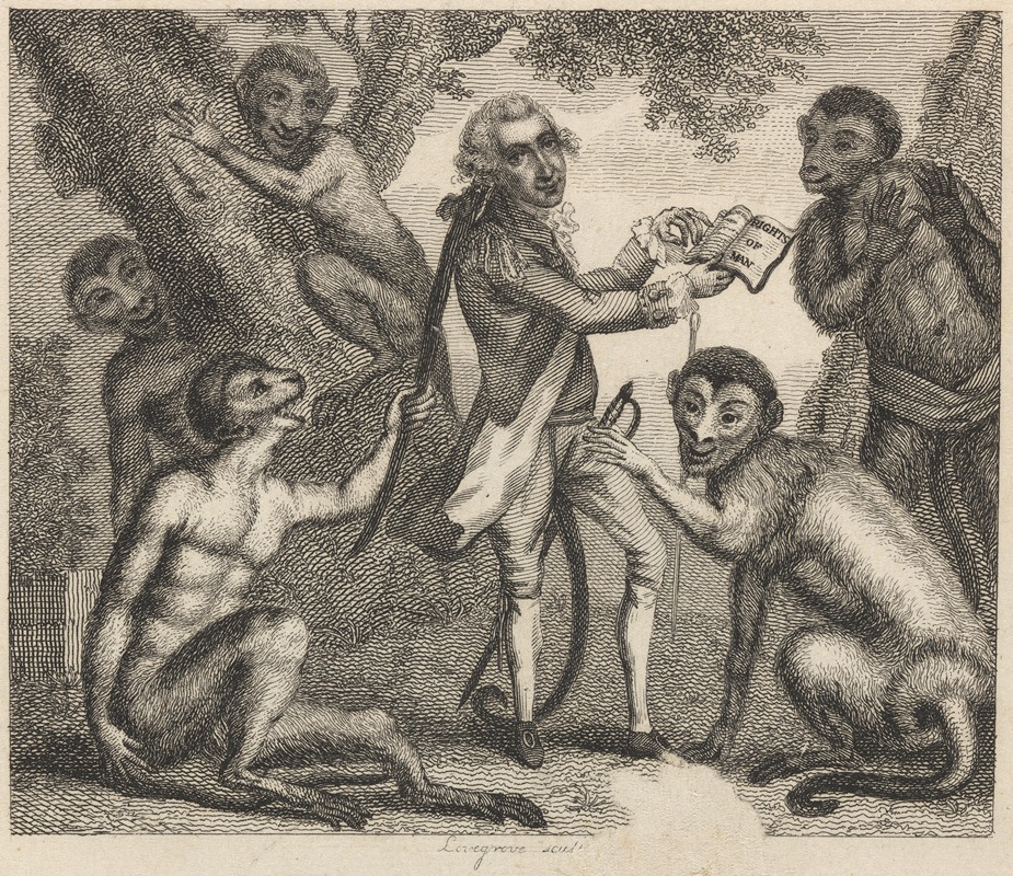 John Wootton - Fable XIV. The Monkey Who Had Seen the World