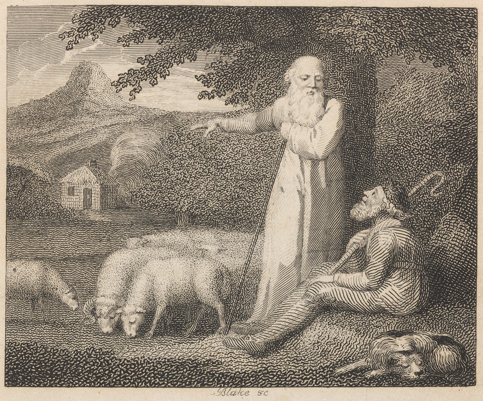 John Wootton - Introduction to the Fables, The Shepherd and the Philosopher