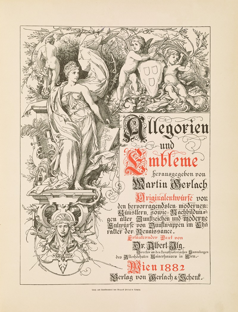 Albert Ilg - Allegorien und Embleme Vol. I Pl.000