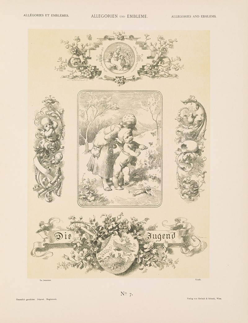 Albert Ilg - Allegorien und Embleme Vol. I Pl.007