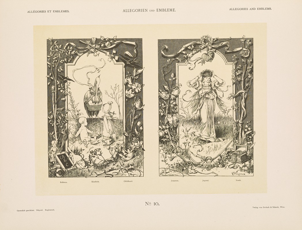 Albert Ilg - Allegorien und Embleme Vol. I Pl.010