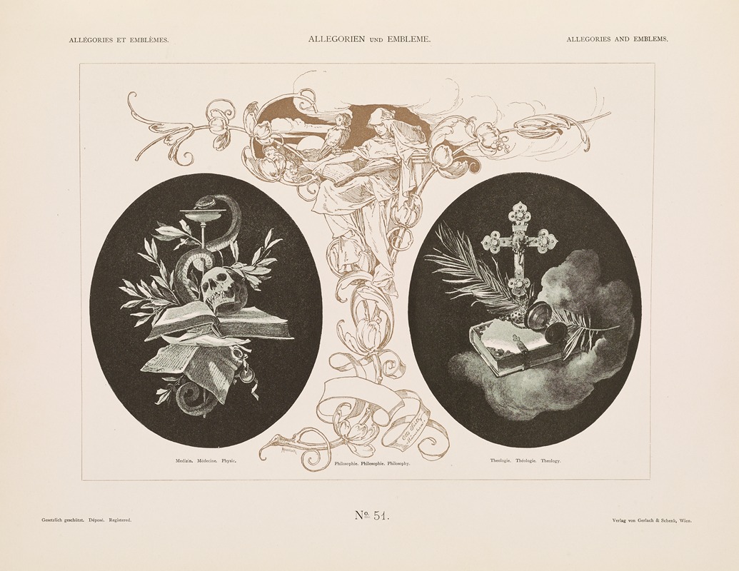 Albert Ilg - Allegorien und Embleme Vol. I Pl.055