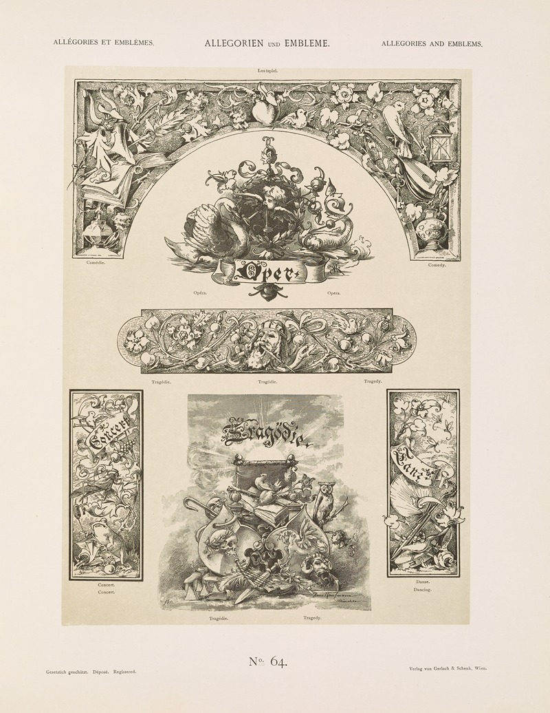 Albert Ilg - Allegorien und Embleme Vol. I Pl.071