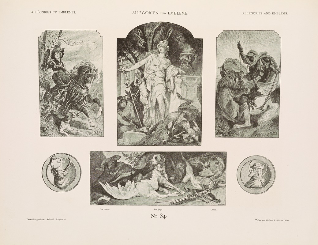 Albert Ilg - Allegorien und Embleme Vol. I Pl.100