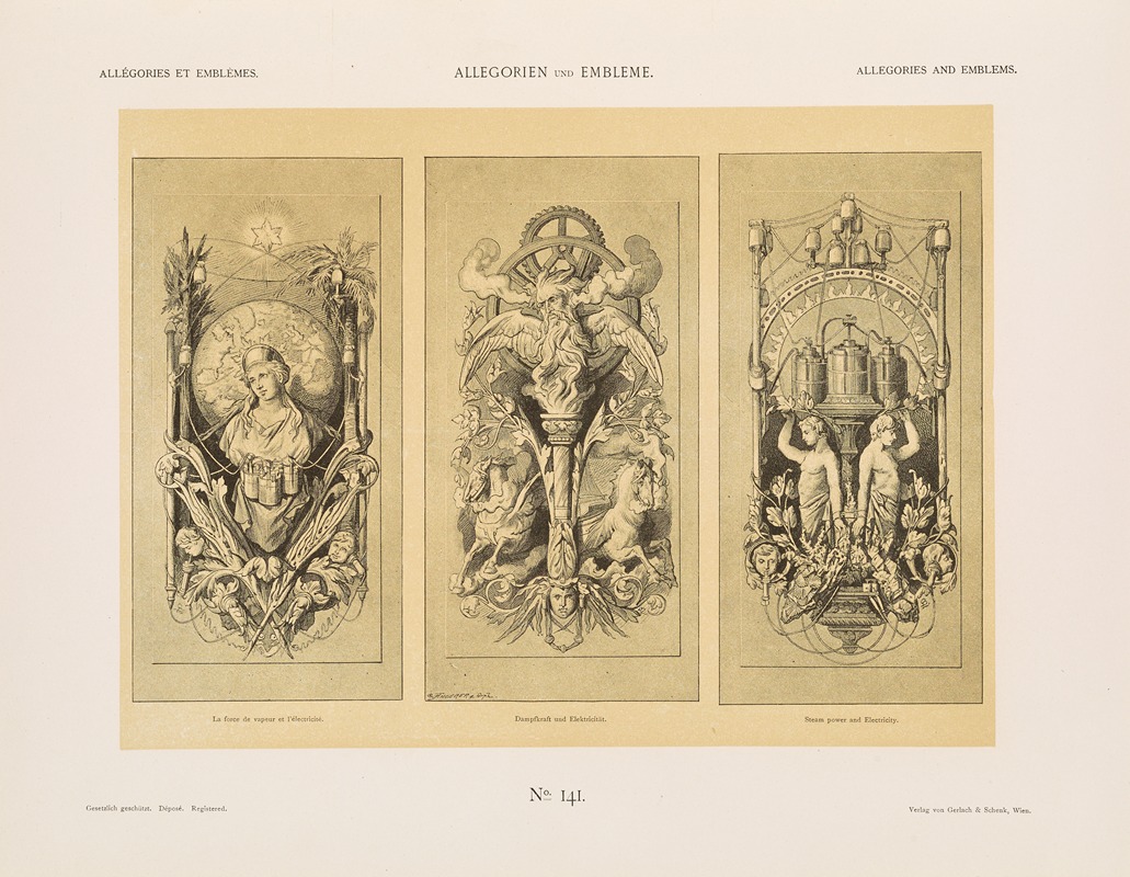 Albert Ilg - Allegorien und Embleme Vol. I Pl.166