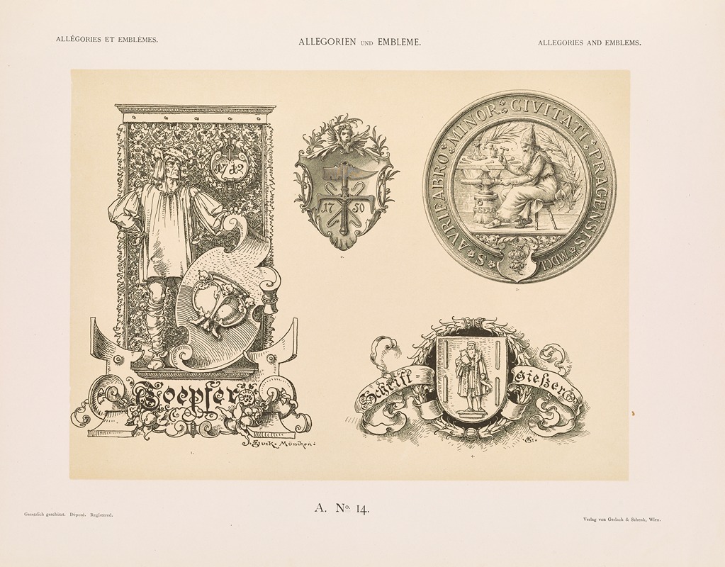 Albert Ilg - Allegorien und Embleme Vol. II Pl.015