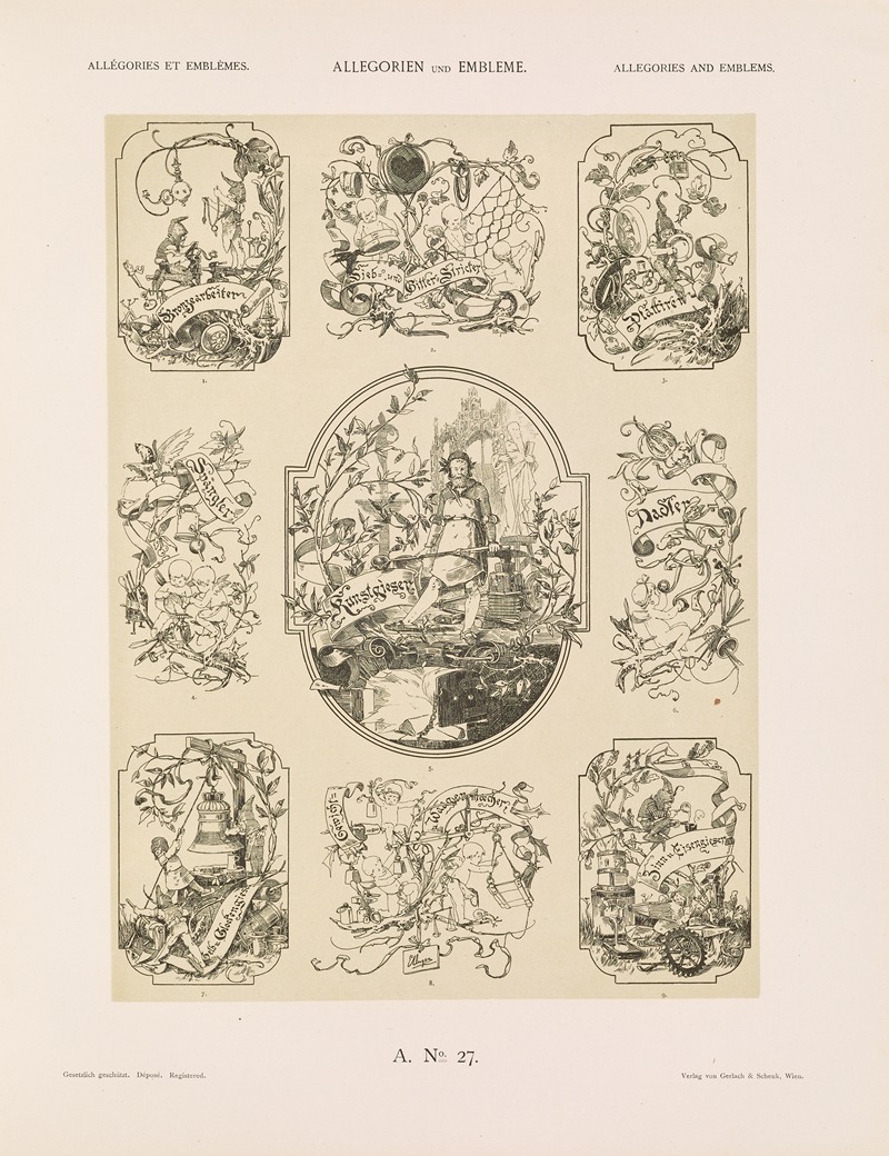 Albert Ilg - Allegorien und Embleme Vol. II Pl.029
