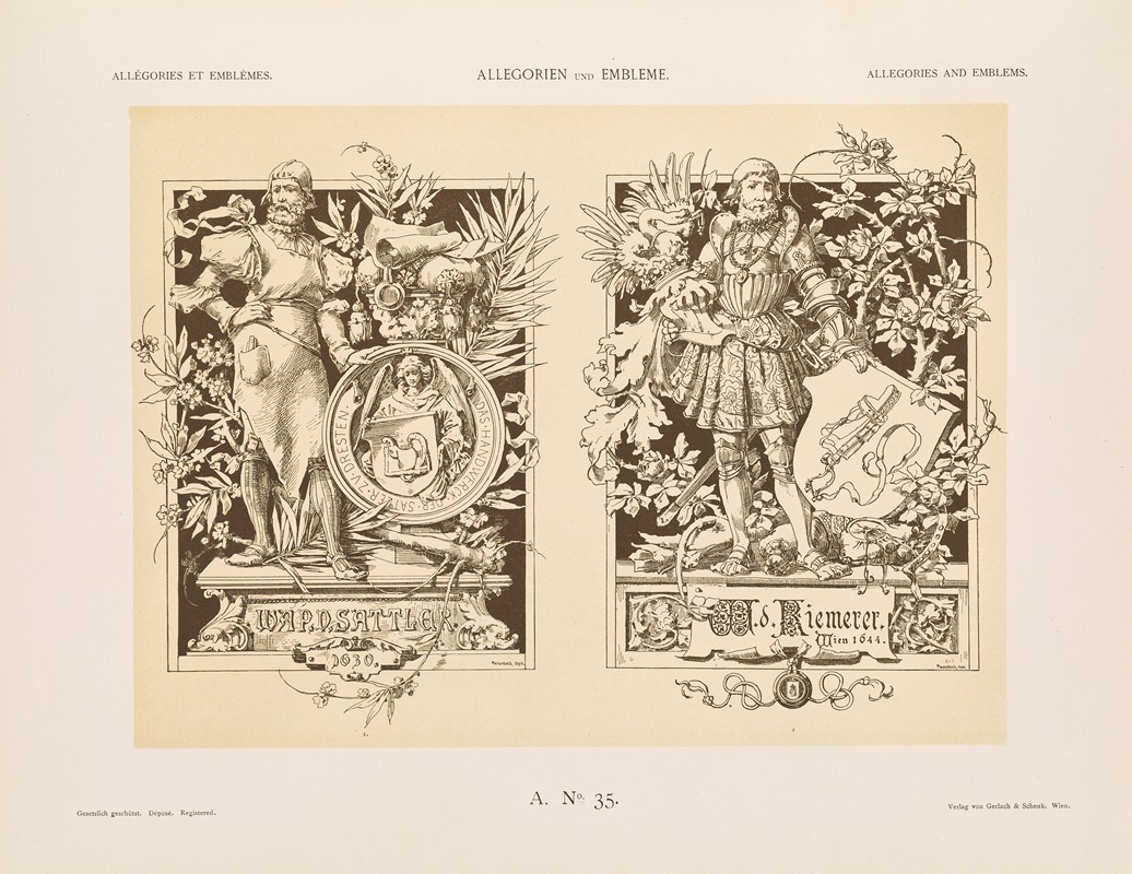 Albert Ilg - Allegorien und Embleme Vol. II Pl.040