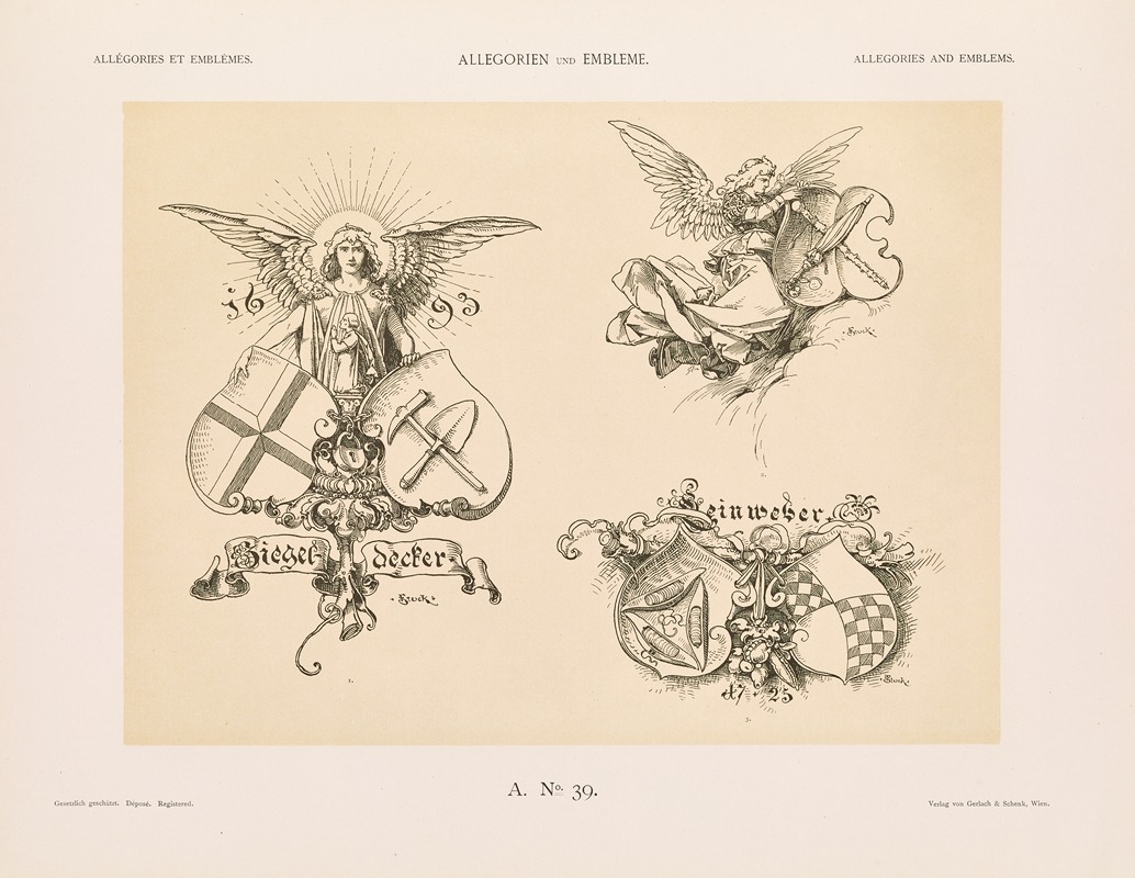 Albert Ilg - Allegorien und Embleme Vol. II Pl.045