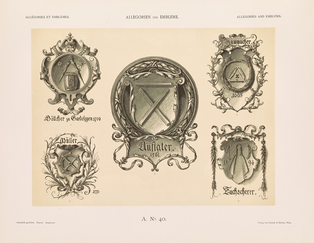 Albert Ilg - Allegorien und Embleme Vol. II Pl.046