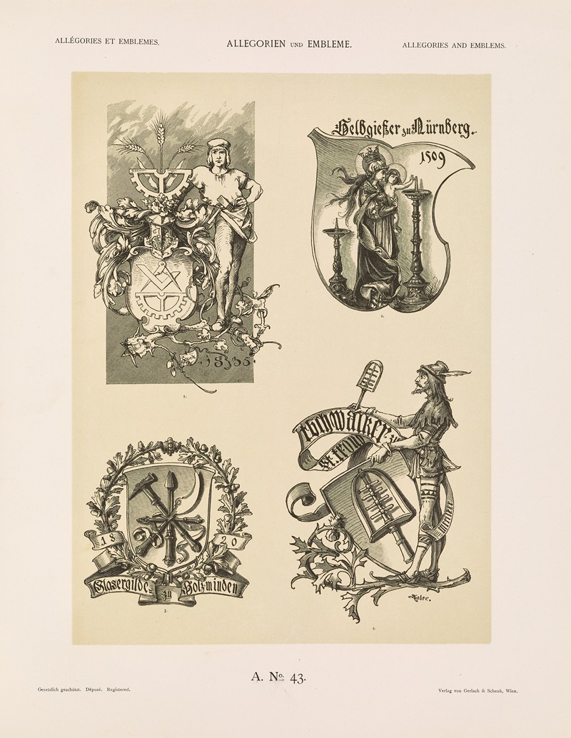 Albert Ilg - Allegorien und Embleme Vol. II Pl.049