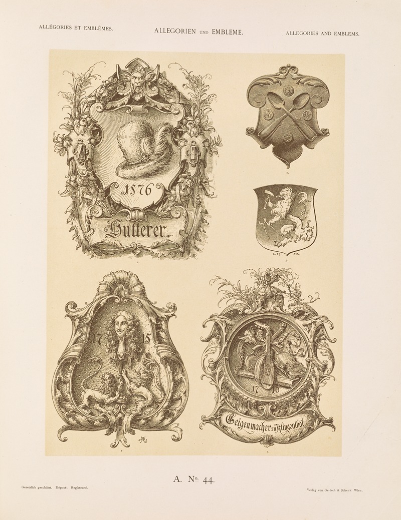 Albert Ilg - Allegorien und Embleme Vol. II Pl.050