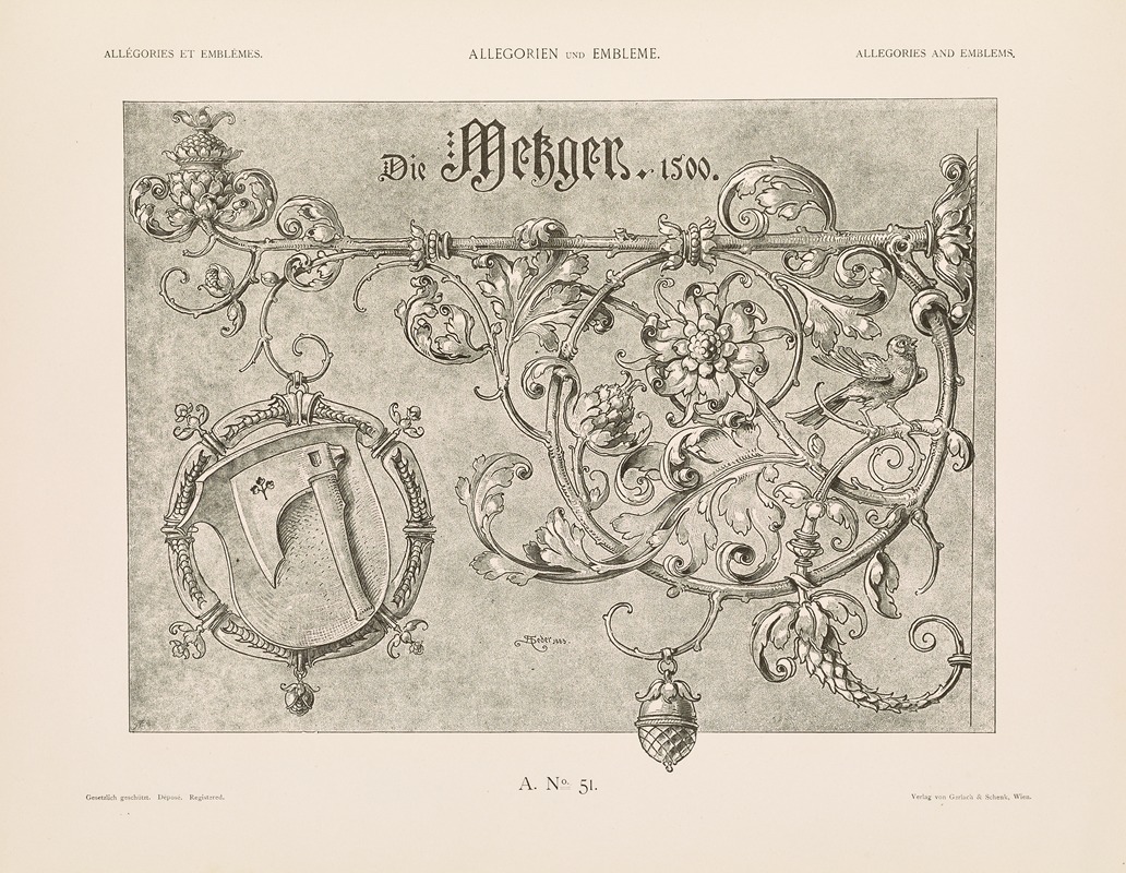 Albert Ilg - Allegorien und Embleme Vol. II Pl.057