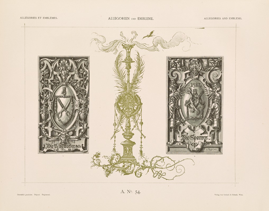 Albert Ilg - Allegorien und Embleme Vol. II Pl.061