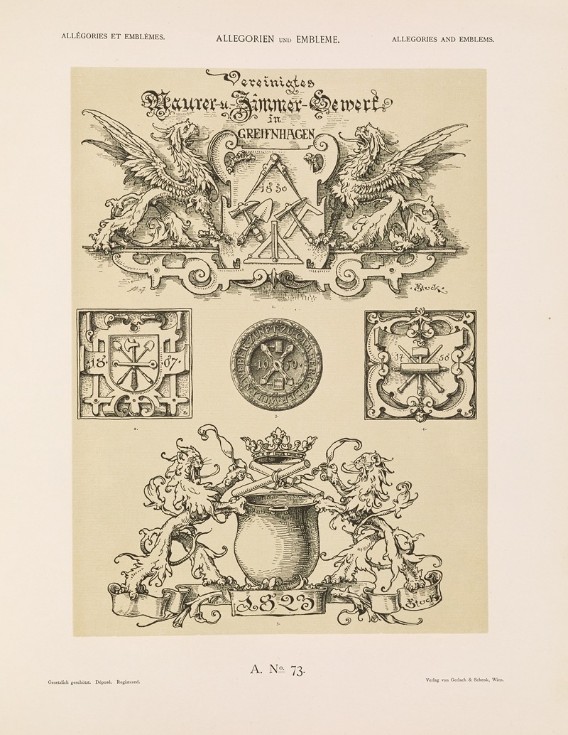 Albert Ilg - Allegorien und Embleme Vol. II Pl.083