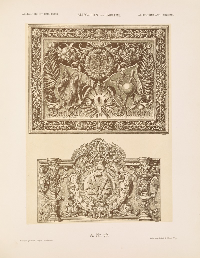 Albert Ilg - Allegorien und Embleme Vol. II Pl.086