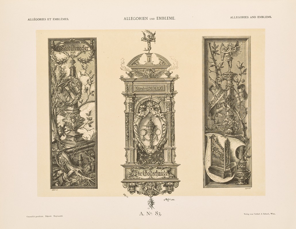 Albert Ilg - Allegorien und Embleme Vol. II Pl.093