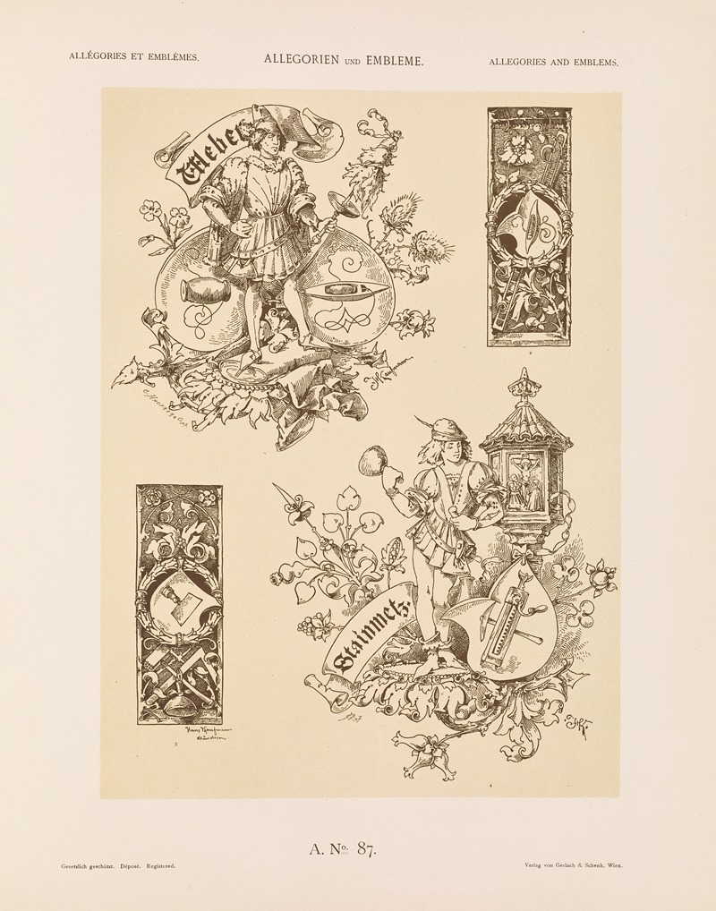 Albert Ilg - Allegorien und Embleme Vol. II Pl.097